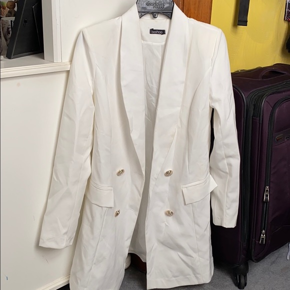 Boohoo White Blazer - Picture 1 of 6